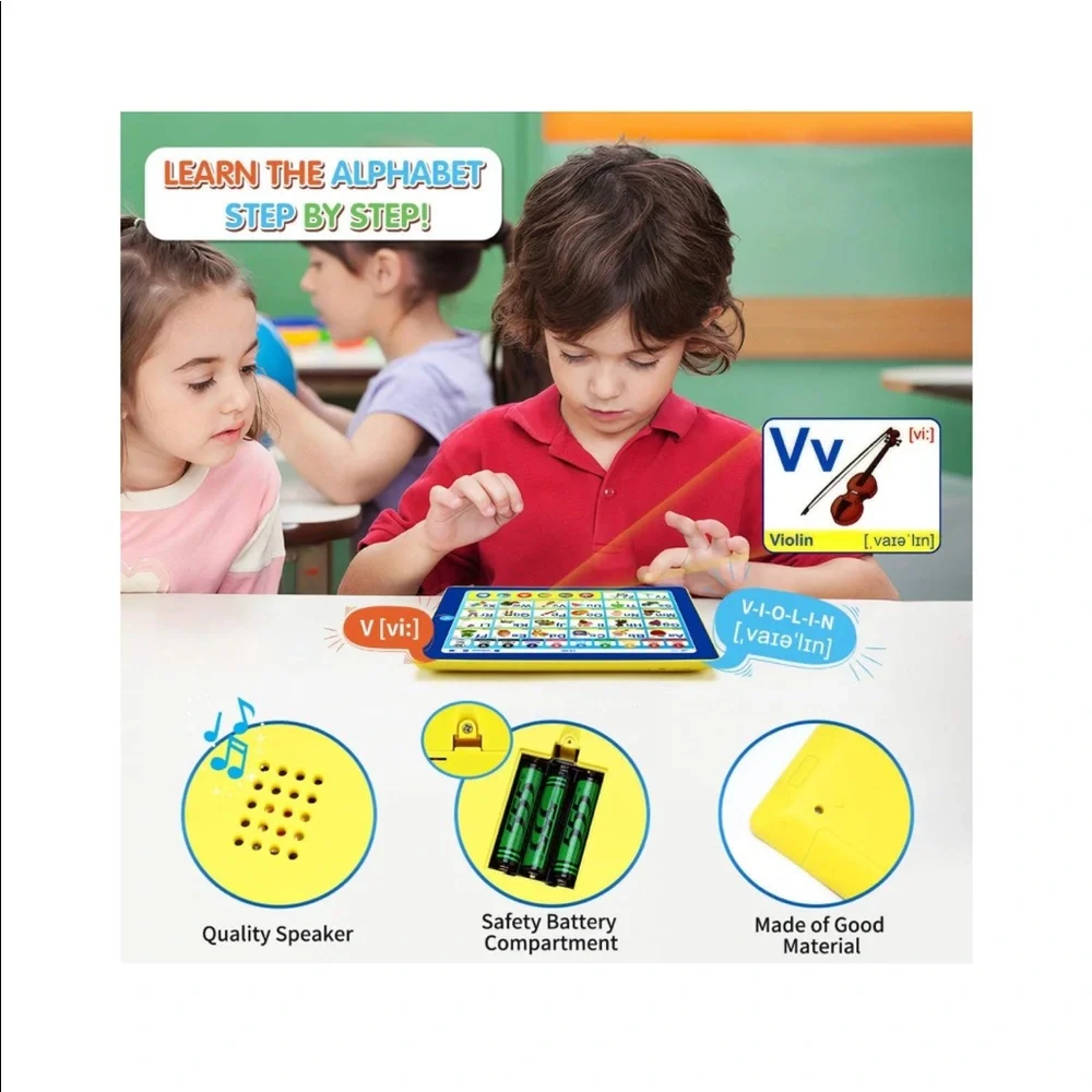 Toddler learning tablet